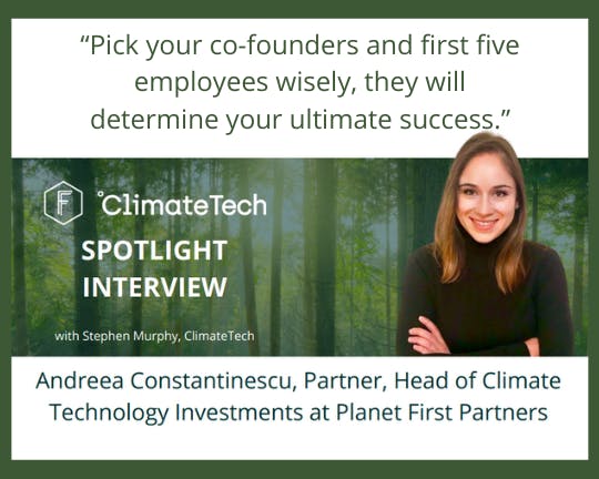 ClimateTech Spotlight Interview